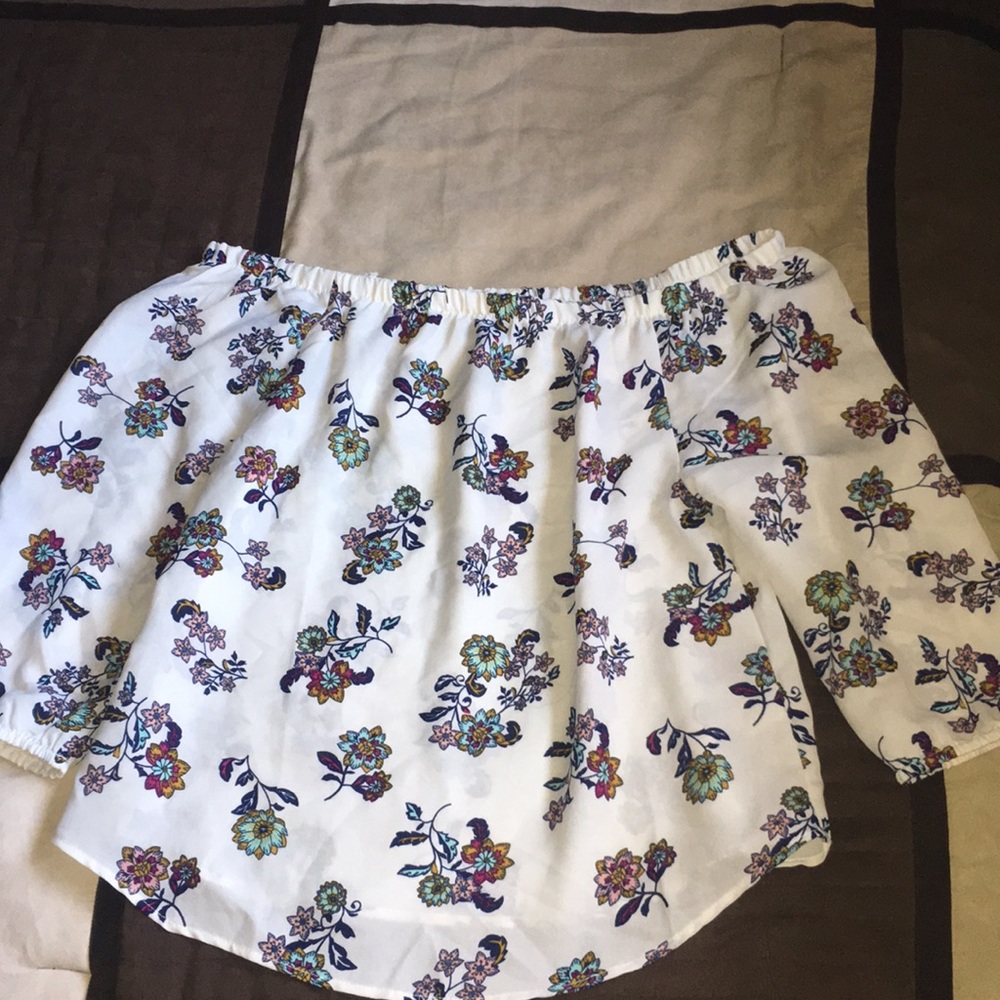 Off the shoulder shirt